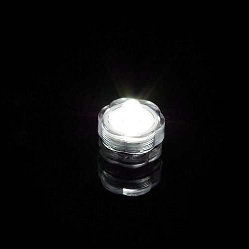 20pcs bougie led étanche submersible lampe étan...