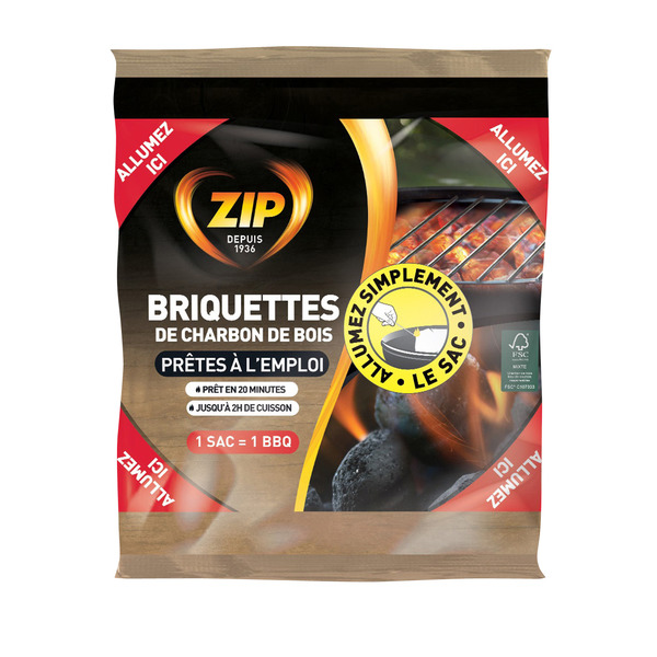  Briquettes prêtes à l'emploi ZIP code EAN 0834554008768 