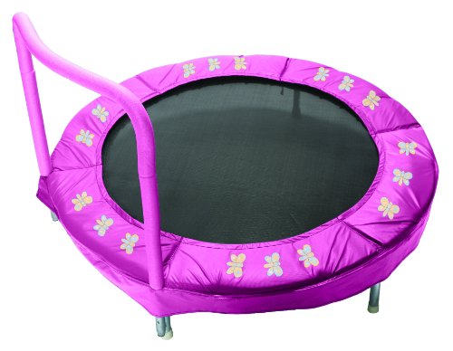 Bazoongi Mini-trampoline en rose avec papillons de Bazoongi (YJ Europe) 122cm code EAN 0839539004285 
