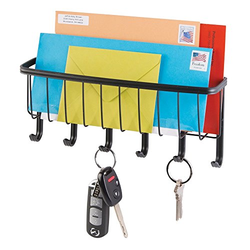 Rangement de courrier et clés, mDesign York Lyr...