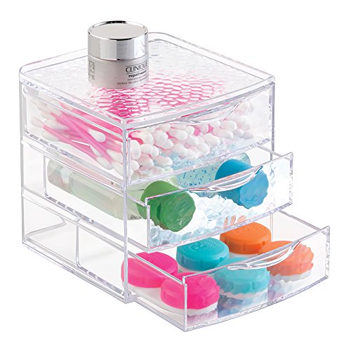 MetroDecor Corbeille à déchets mDesign pour meuble-lavabo - Blanc 0841247118123 (0841247118123)