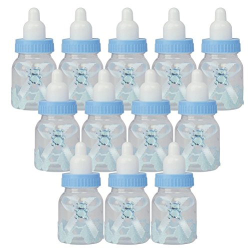 12pcs baby bottle shower favors