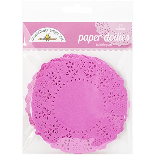 Matrices Papier Napperons 11,4 cm 75/Pkg-Bubblegum