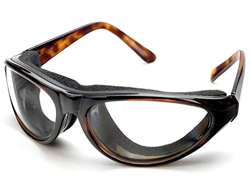 RSVP Onion Goggles w/ Case Tear Free Anti Fog C...