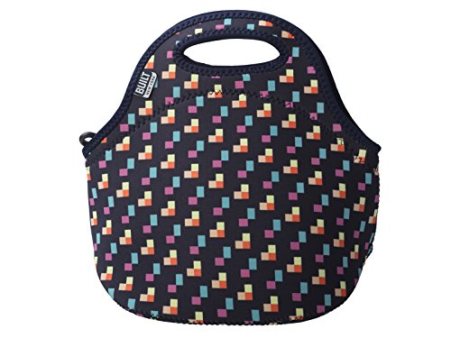 Built BUILT NY Gourmet Getaway Neoprene Lunch Tote, Pixel Confetti by Built NY code EAN 0844983044817 