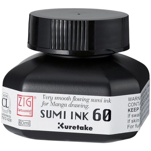 Zig Caricaturiste sumi stylo d'encre 60 ml-white code EAN 0847340016854 