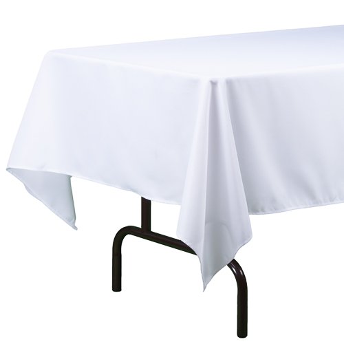 Rectangulaire 150cm x 260cm nappe blanche