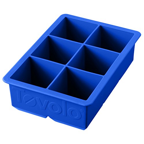 King cube ice cube tray flexible en silicone bl...