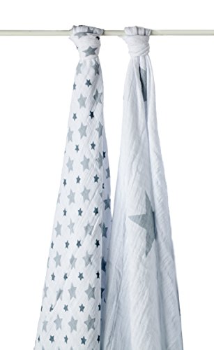 Maxi-lange twinkle etoiles grises pack de 2