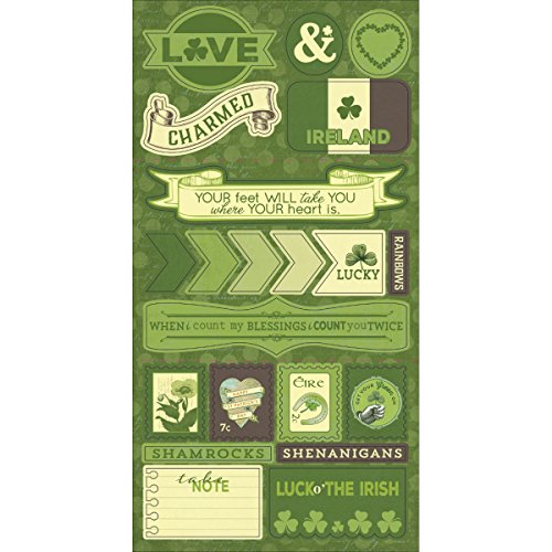 Authentique Paper Charmed composants Papier cartonné Die-Cuts 15 cm x 30,5 cm code EAN 0854158019724 