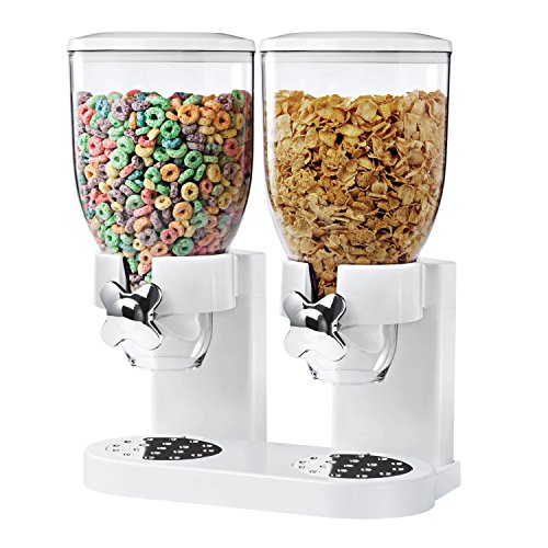ZEVRO Indispensable Dry Food Dispenser, Double ...