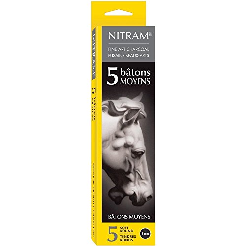 Nitram Extra souple gris anthracite 8 mm rond de 5/pk 0855337003046 (0855337003046)