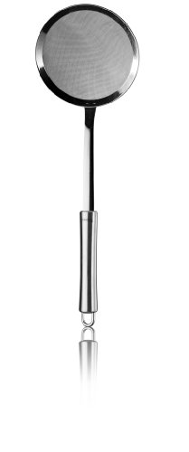 8003 ecumoire à friture inox argent 12 x 3 x 37 cm