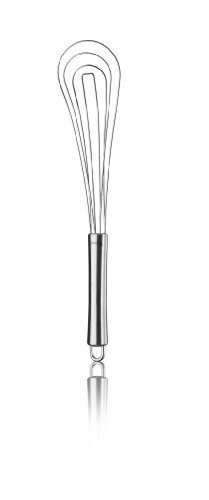 8062 fouet plat inox argent 6,5 x 2,5 x 33 cm