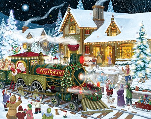 Calendrier de l'Avent Train de Noël (en Anglais)