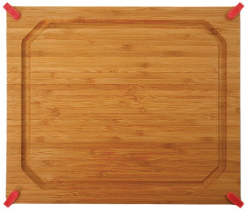 Totally Bamboo Ba201712 billot de cuisine avec rigole et patins antidérapants code EAN 0875118000064 