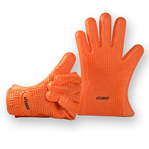 Paire de gants pour cuisine et BBQ résistant à ...