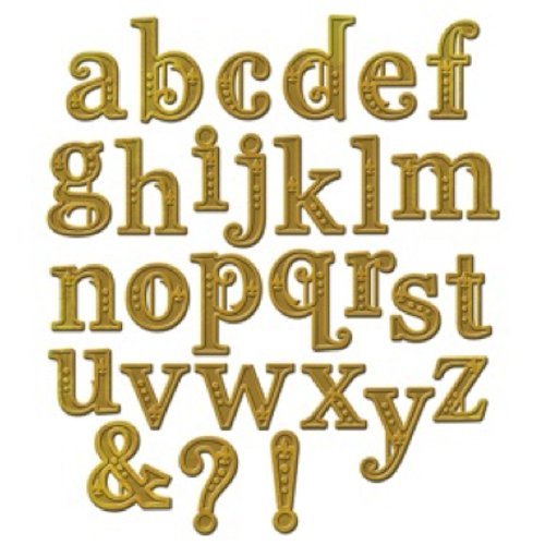 Shapeabilities lettres victorienne marron