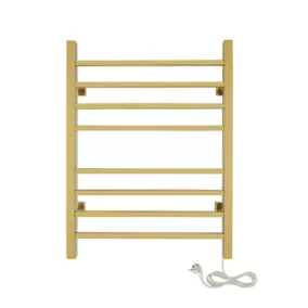  Sèche-serviettes électrique doré 150W WarmlyYours, Dimensions: 80 cm x 60 cm code EAN 0881308069506 