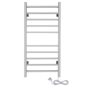  Sèche-serviettes électrique chrome 150W WarmlyYours, Dimensions: 105 cm x 50 cm code EAN 0881308069537 