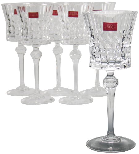 Cristal d'Arques Lady diamond verre de vin 190ml, sans repère de remplissage, 6 verres code EAN 0883314057492 