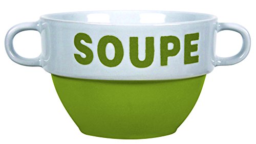 Unbranded 5186037 Bol à Soupe Veloute Grès Vert...