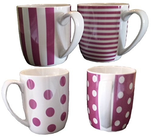 2262024 coffret 4 mugs lolita noirs porcelaine ...