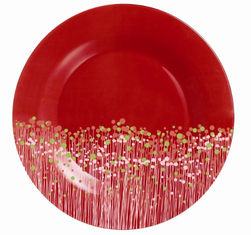 9202484 lot de 6 assiettes creuses 21 cm flower...