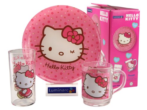 9205483 coffret 3 pièces hello kitty sweet rose...
