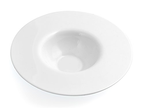 Assiette à risotto impression zenix blanc 24 x ...