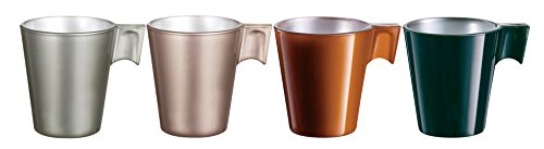 Luminance 8010371 Flashy Expresso Lot de 4 Tass...