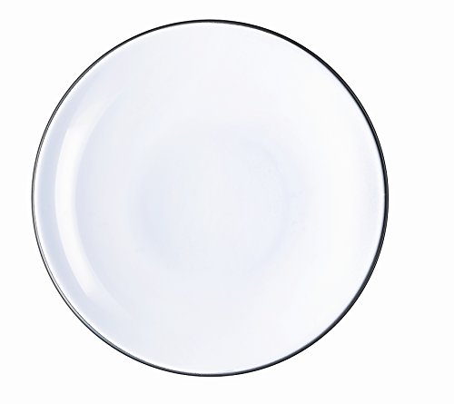 Assiettes en verre transparent