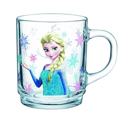 8011579 la reine des neiges mug verre transpare...