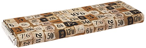 Freespirit Fabrics Eclectic elements-tim holtz 45-inch wide mercantile 100-percent cotton, taupe, 8-yard 0884424161093 (0884424161093)