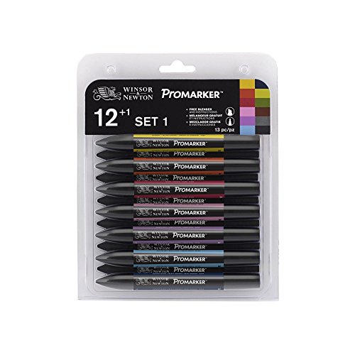Promarker set 1 de 12 marqueurs couleurs assorties