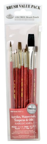 Rset-9153 set de pinceaux variété martre/chamea...