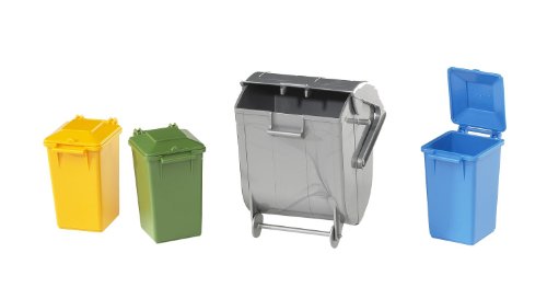 Bruder - 2607 - véhicule miniature - assortiment de poubelles code EAN 0885588809425 