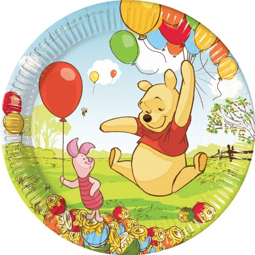 10 assiettes plates Winnie l'Ourson™