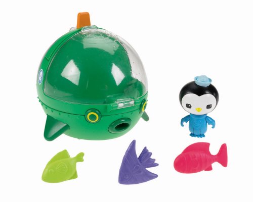 Octonauts - Gup E avec firuine Peso, 3 poissons...