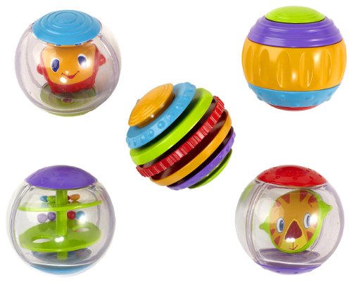 5 balles d'activités shake & spin