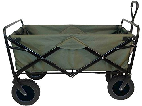 - 0737003 - remorque - chariot pliable - vert