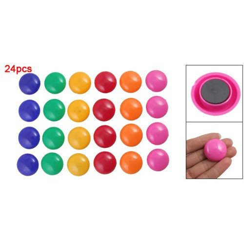 Lot de 24 couleurs de presentation rond pour ta...