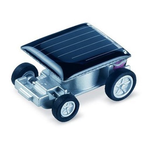 Mini voiture solaire alimente jouet robot de curse