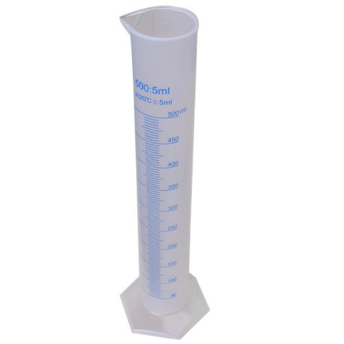 500 ml eprouvette graduee en plastique transparent