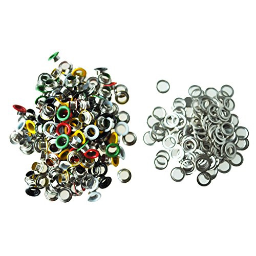 200 pieces multicolore metal oeillet grommet po...