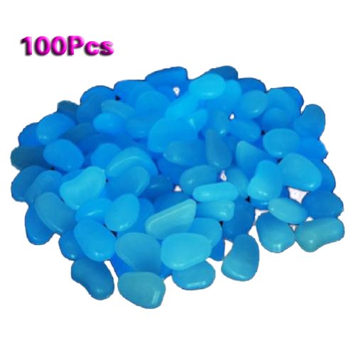 00 man-made glow dans la pierre sombre pebbles ...