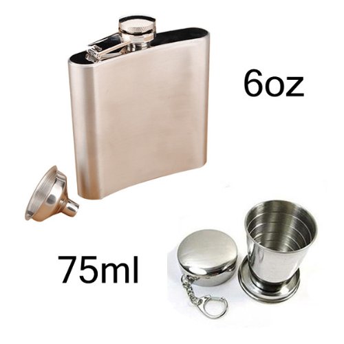 6 oz flacon plat pour la poche support poche wh...