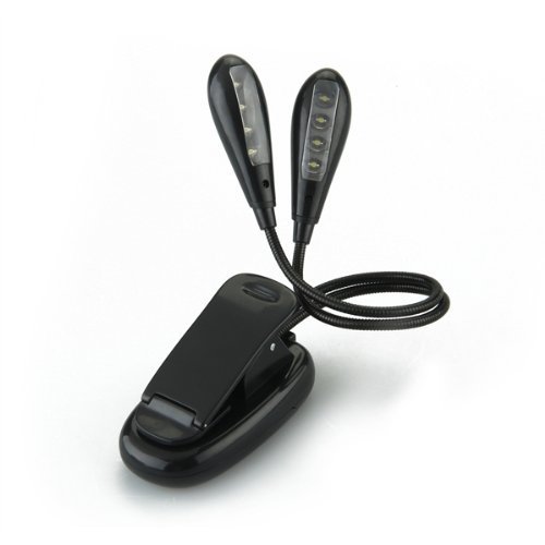 R-919f dual lampe reading light 8 led lumiere b...