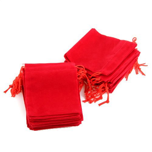 25 x velours sac de bijoux sac de cadeau sac en...