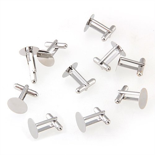 10 ton argent boutons de manchette boutons de m...